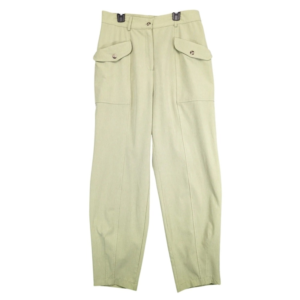 Love & Piece Collective Green Cargo Pants Womens L 31x27.5" High Rise Utility